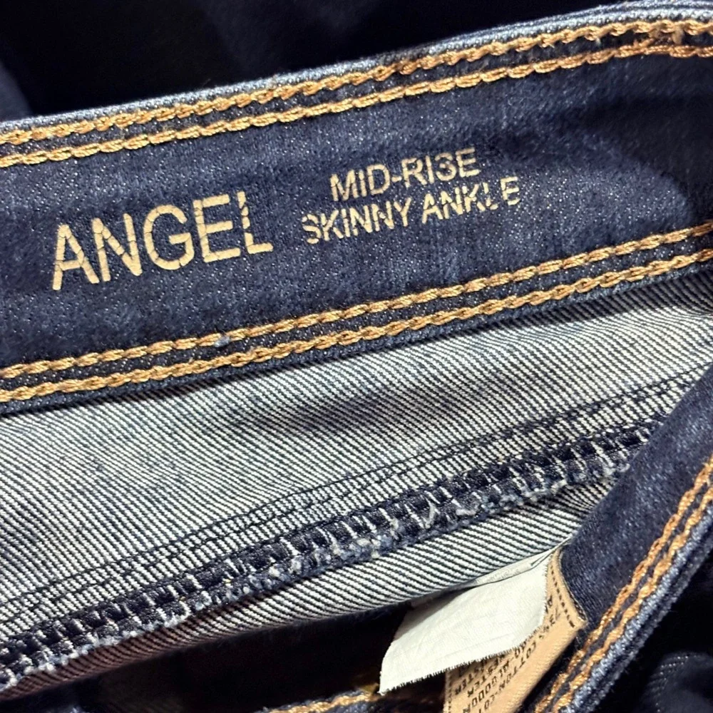 DL1961 Angel Mid‎ Rise Skinny Ankle Jeans Women's Size 30 4 Way Stretch Comfort